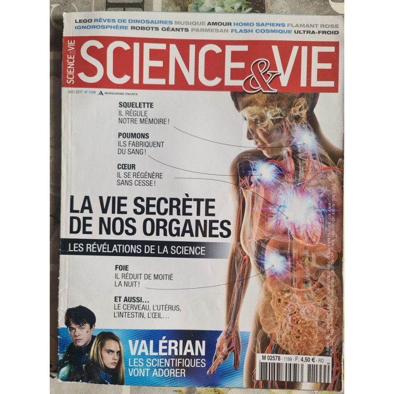 SCIENCE et VIE la vie secrete de nos organes nº1199 - 2017