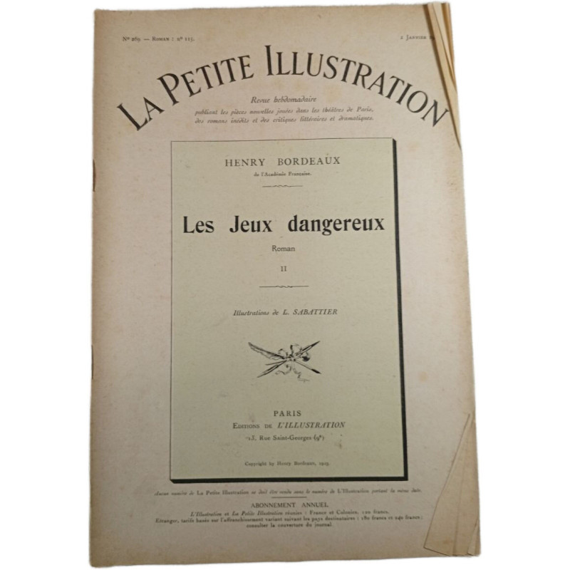La Petite Illustration n°269 Les Jeux dangereux 2