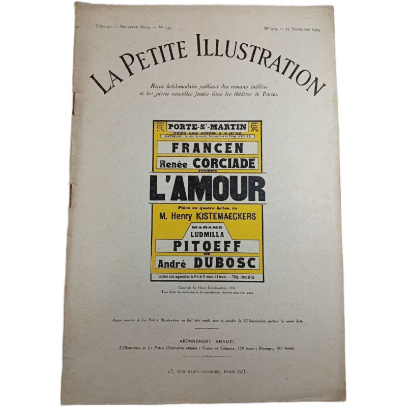 La Petite Illustration n°132 n°219