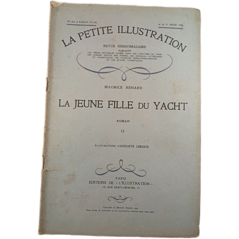 La Petite Illustration n°469 - La jeune fille du yacht