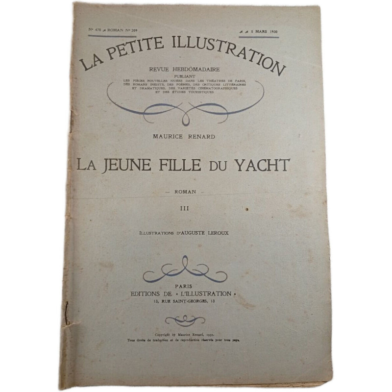 La Petite Illustration n°470 La jeune fille du yacht 3