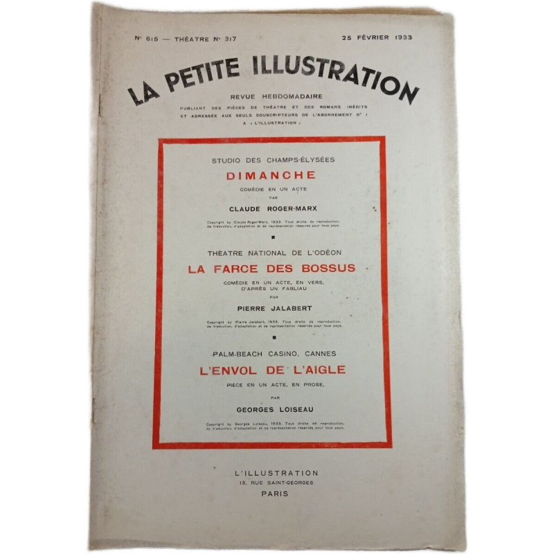 La Petite Illustration n°615