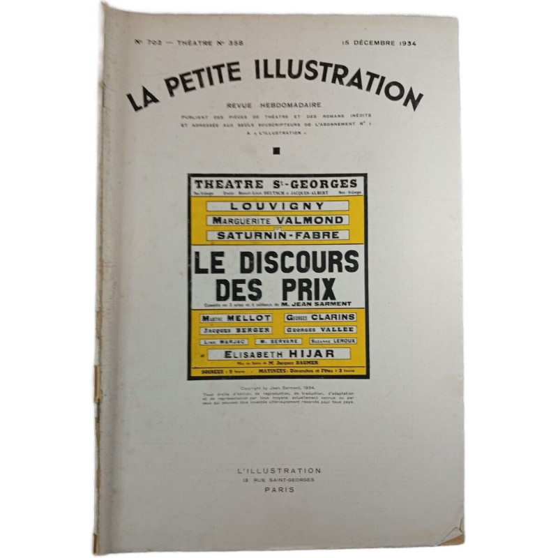 La Petite Illustration n°702