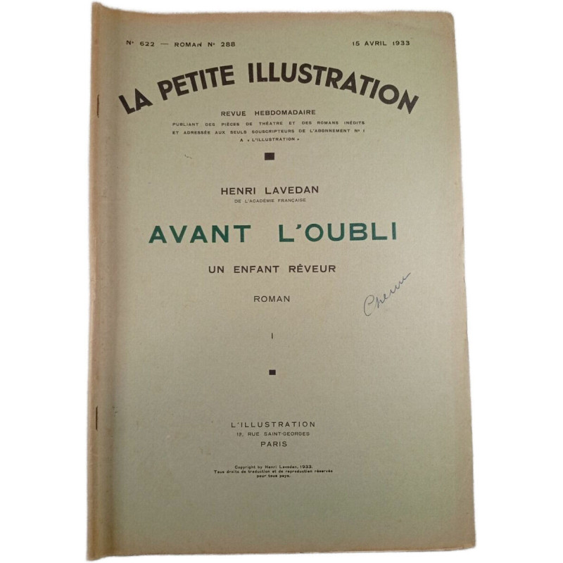 La Petite Illustration n°622