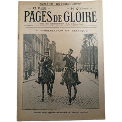 Pages de gloire numéro rétrospectif - La mobilisation en Belgique