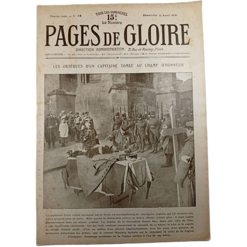 Pages de gloire n°19