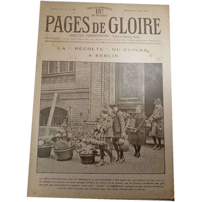 Pages de gloire n°22