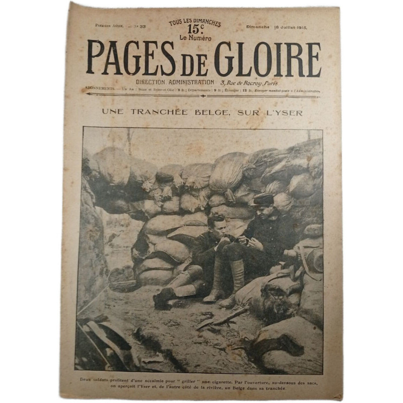 Pages de gloire n°33