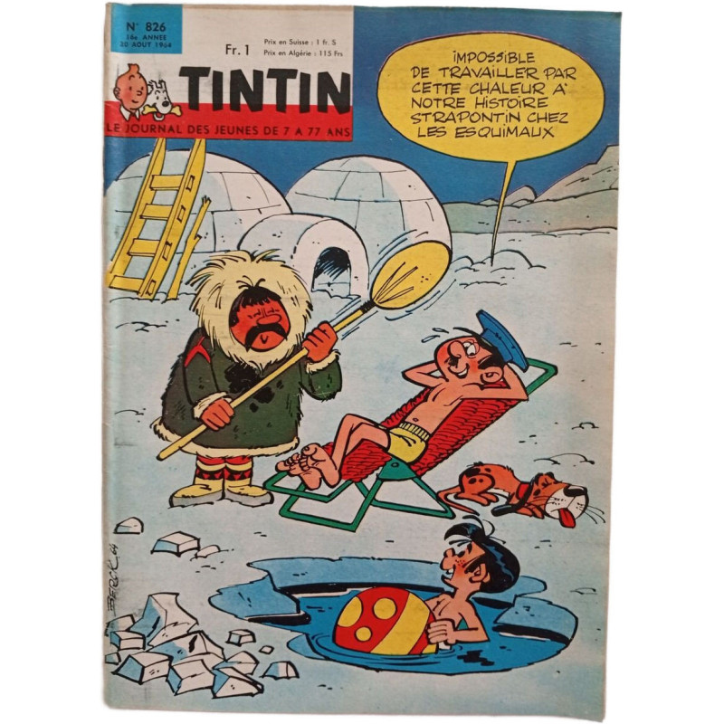 Tintin N.826 - Aout 1964