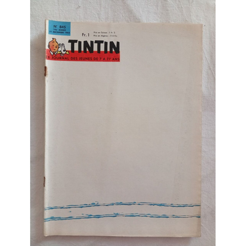 Tintin N.845 - Decembre 1964
