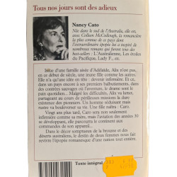 Tous nos jours sont des adieux