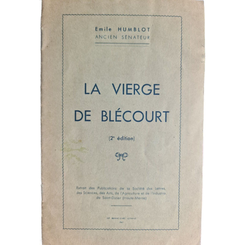 La vierge de Blécourt