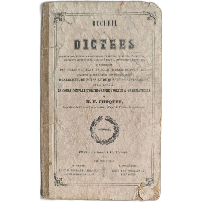 Recueil de dictées