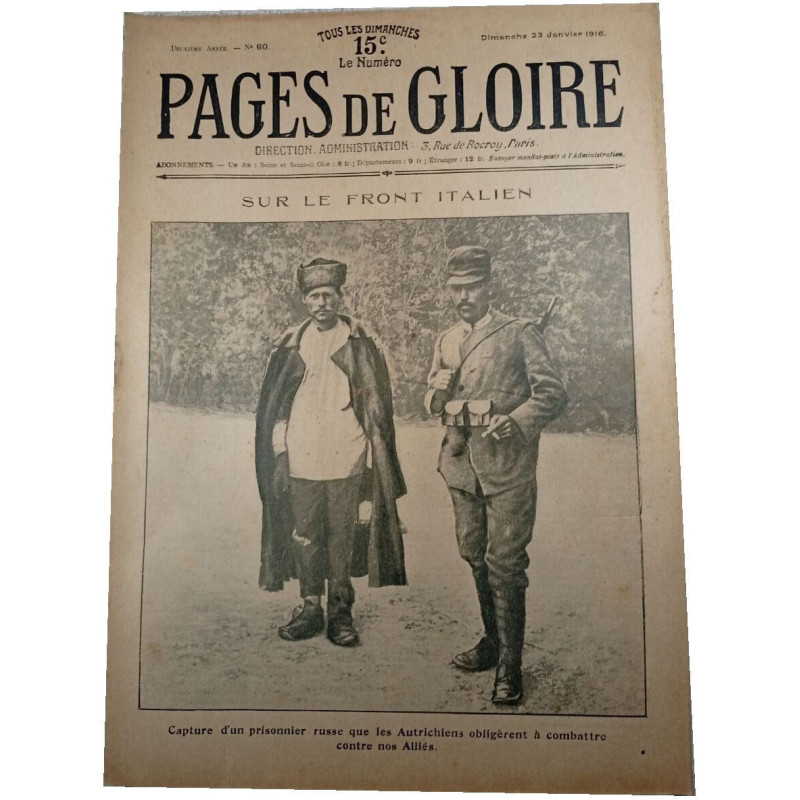 Pages de gloire n°60