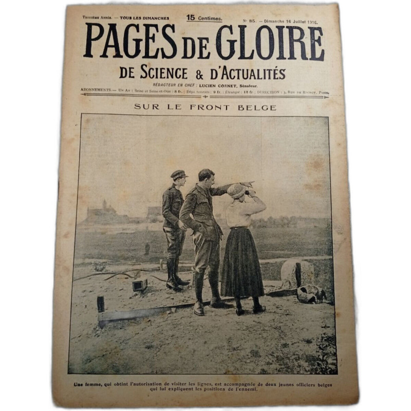 Pages de gloire n°85 de science et d'actualités