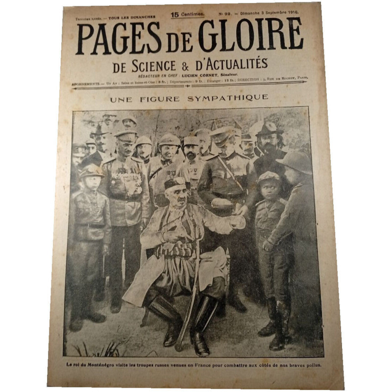 Pages de gloire n°92 de science et d'actualités
