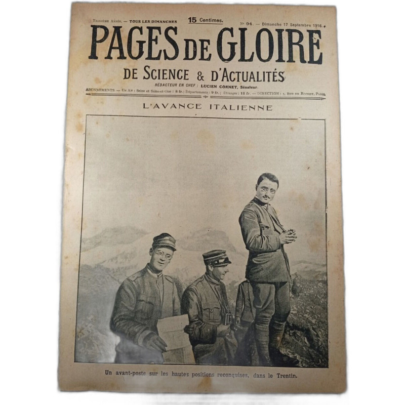 Pages de gloire n°94 de science et d'actualités
