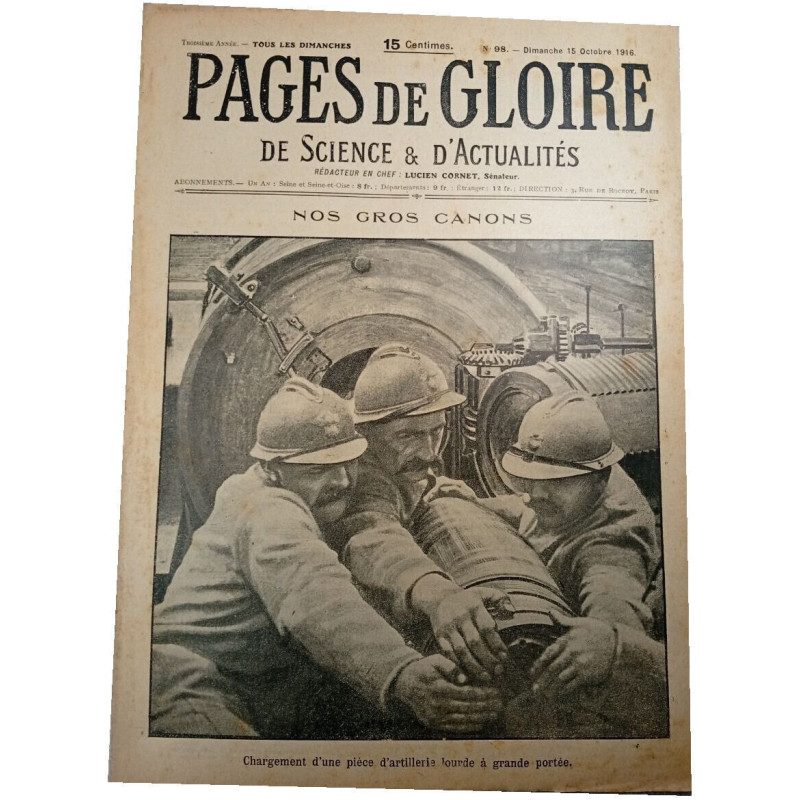 Pages de gloire n°98 de science et d'actualités