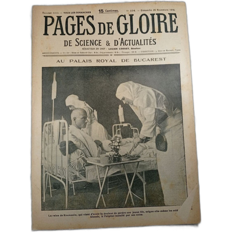 Pages de gloire n°104 de science et d'actualités