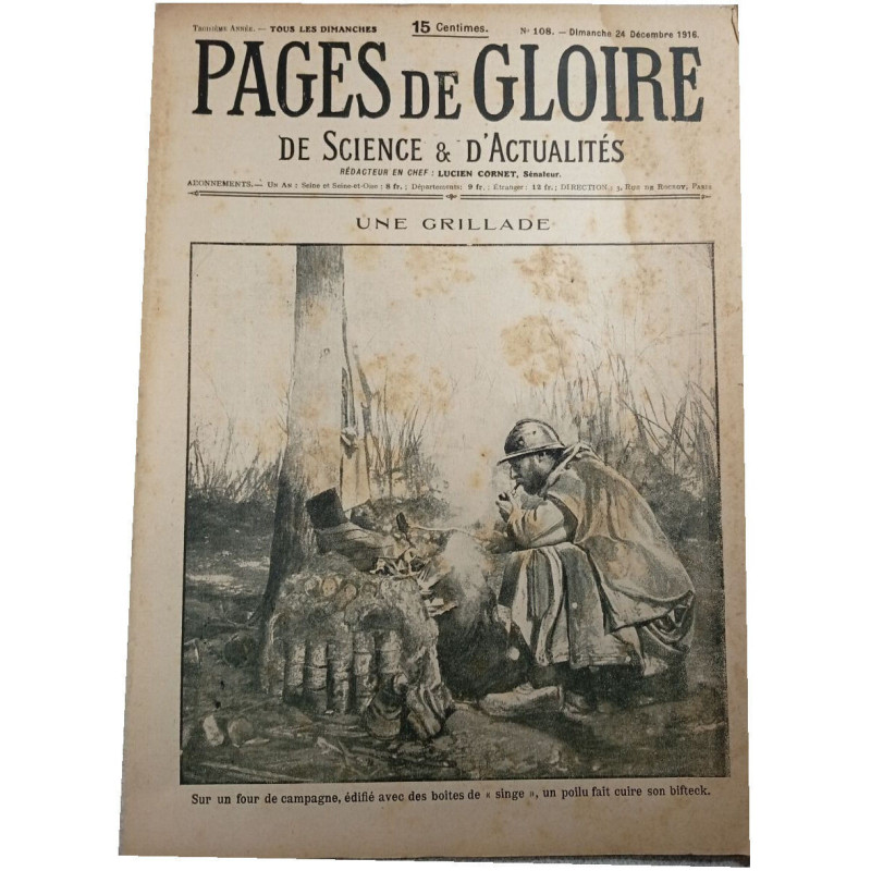 Pages de gloire n°108 de science et d'actualités