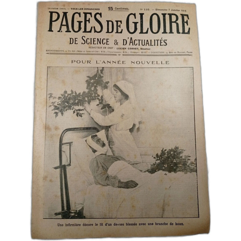 Pages de gloire n°110 de science et d'actualités