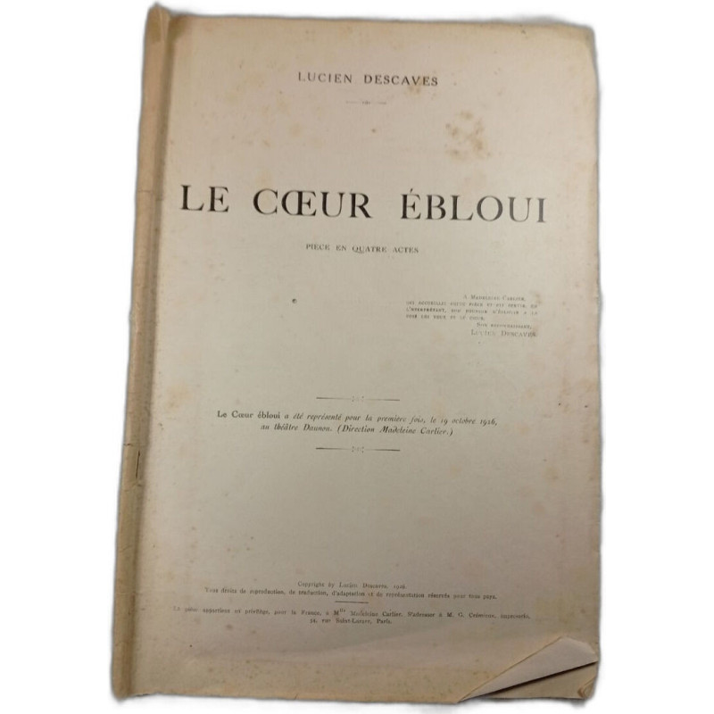 Le cœur ébloui