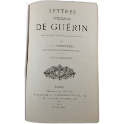Lettres d'Eugénie de Guérin - Vingt et unième édition