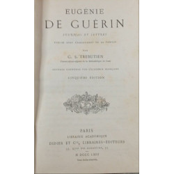 Eugénie de Guérin Journal et lettres - cinquième édition