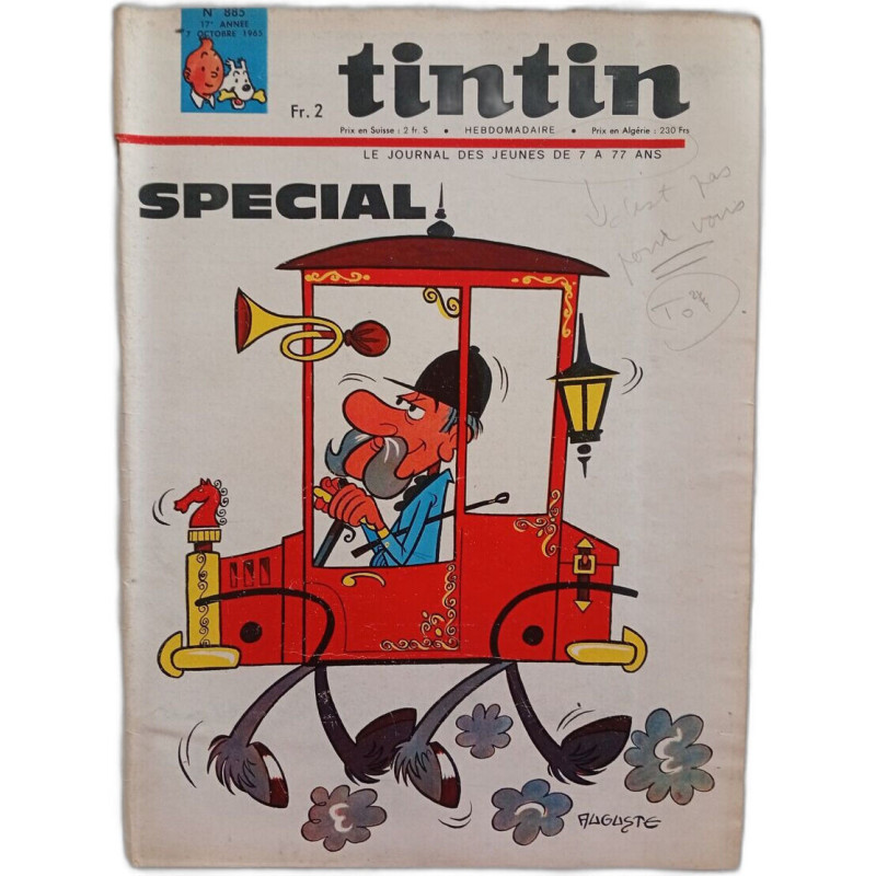 Tintin Spécial N.885 - Octobre 1965