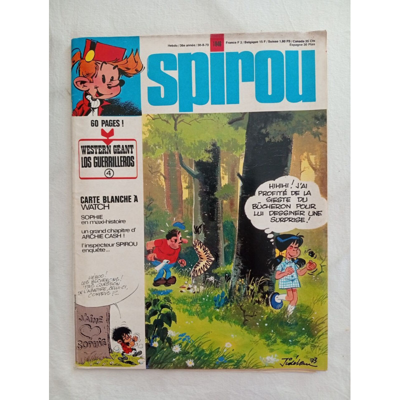 Spirou N.1846 - Aout 1973