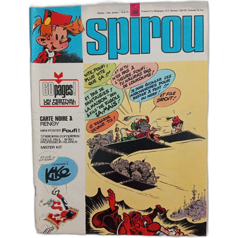Spirou N.1835 - Juin 1973