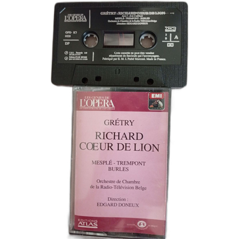 K7 Audio - Grétry Richard Coeur de Lion