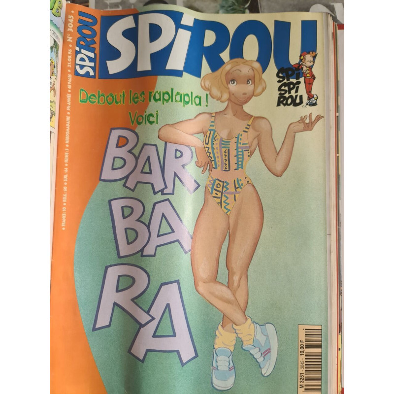 Spirou nº 3045 debou les raplapla voice Barbara