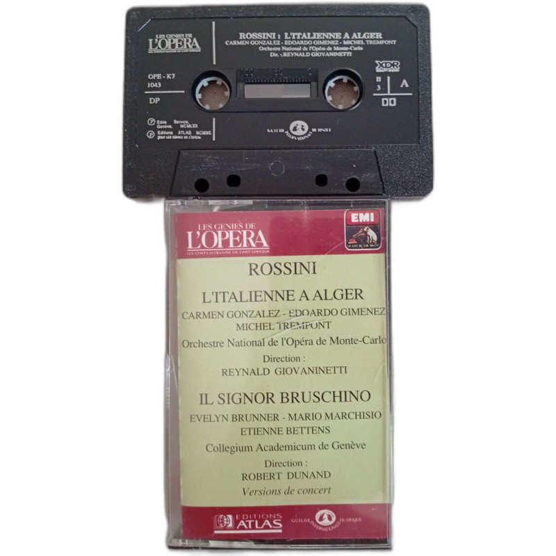 K7 Audio - Rossini : L'Italienne à Alger / Il Signor Bruschino