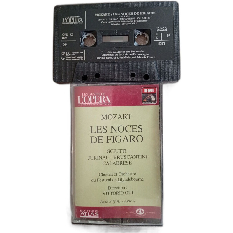 K7 Audio - Mozart : Les noces de Figaro