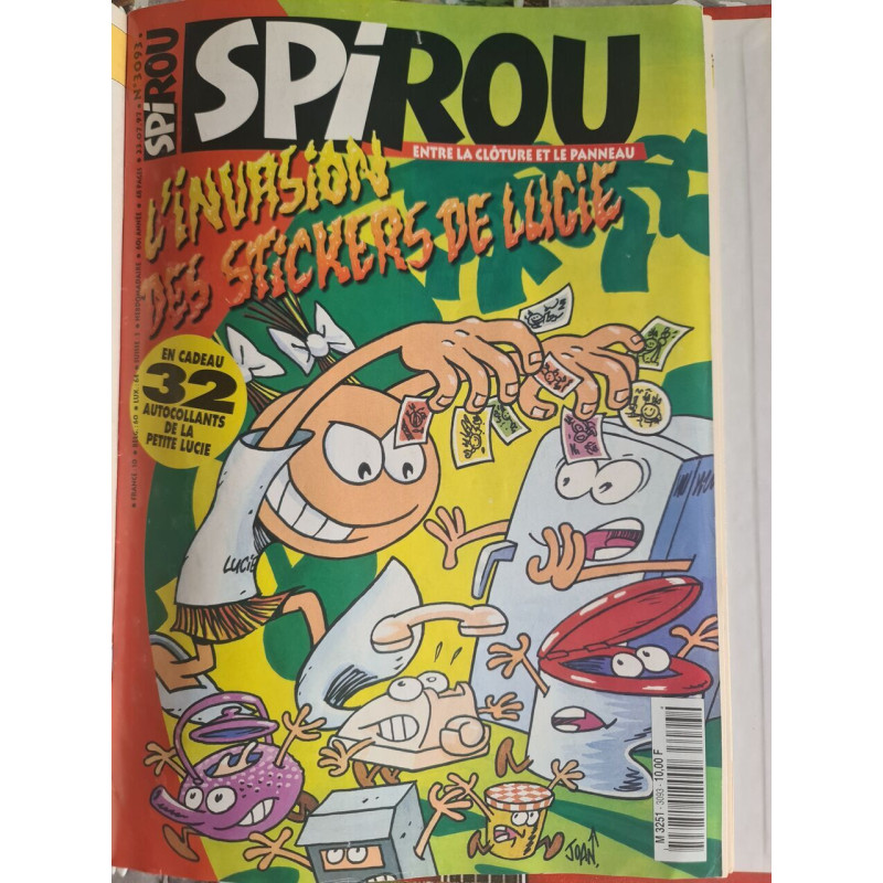 Spirou : L'invasion des stickers de Lucie nº 3093