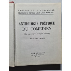 Anthologie poétique du comédien