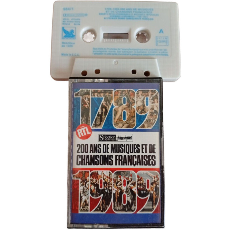 K7 Audio - 1789-1989 200 ans de musiques et de chansons françaises