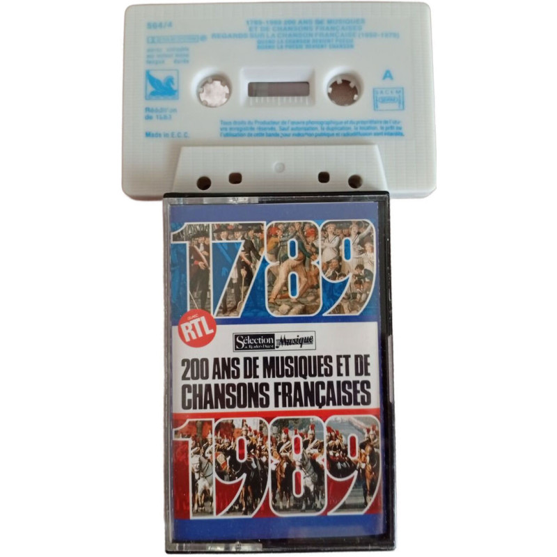 K7 Audio - 1789-1989 200 ans de musiques et de chansons françaises