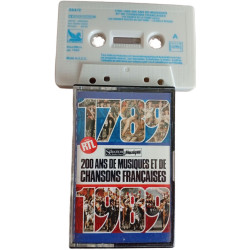 K7 Audio - 1789-1989 200 ans de musiques et de chansons françaises