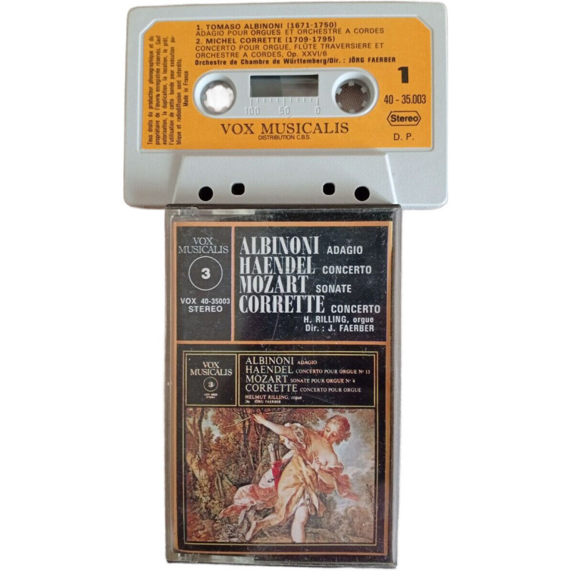 K7 Audio - Adagio pour orgues et orchestre a cordes / Concerto...