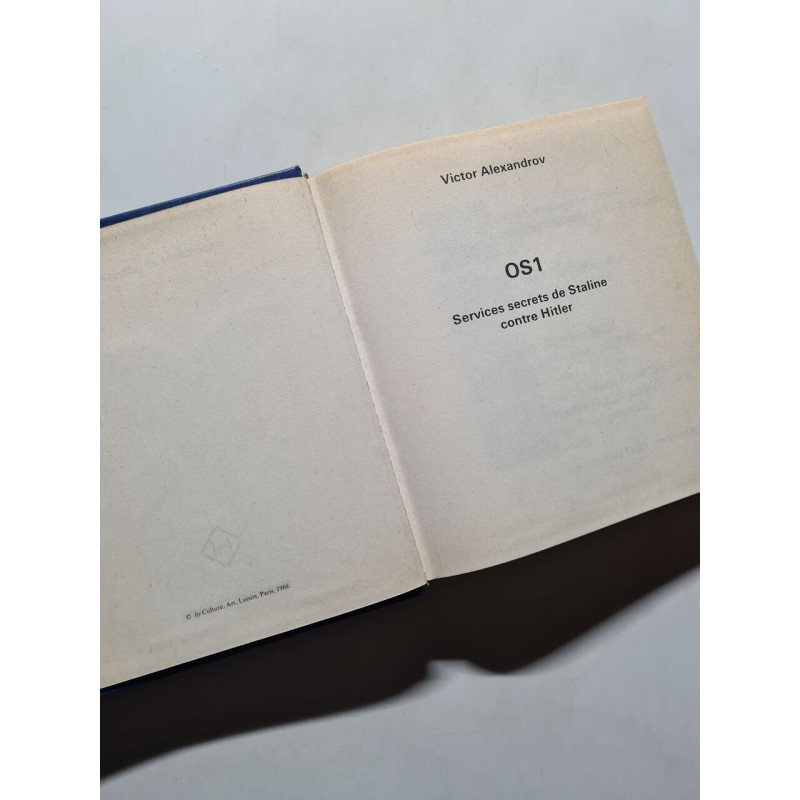 OS1 Services secrets de Staline contre Hitler