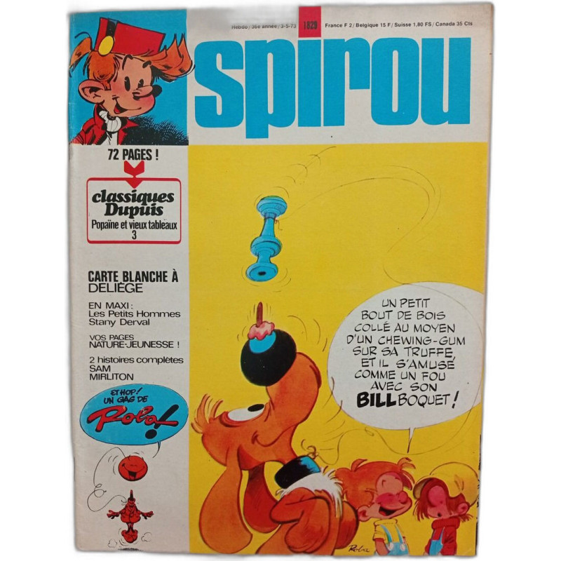 Spirou N.1829 - Mai 1973