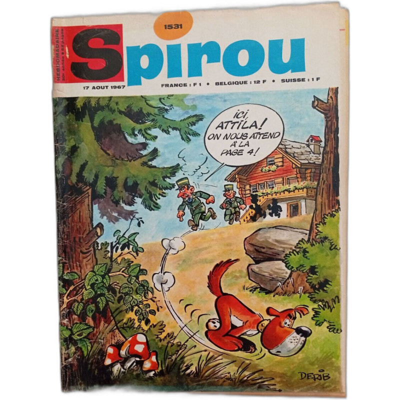 Spirou N.1531 - Aout 1967