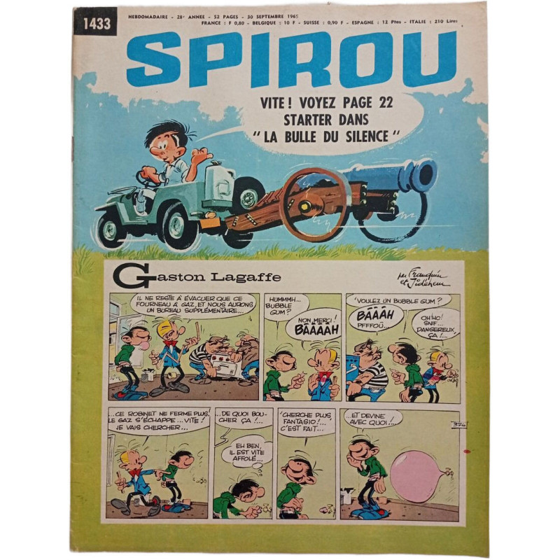 Spirou N1433 - Septembre 1965