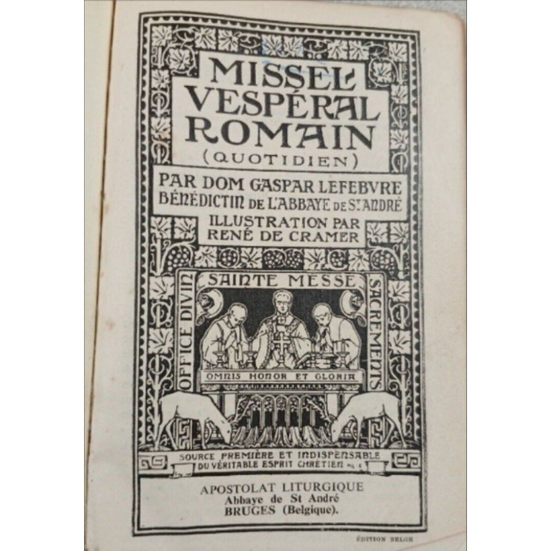 Missel Vespéral Romain (Quotidien)