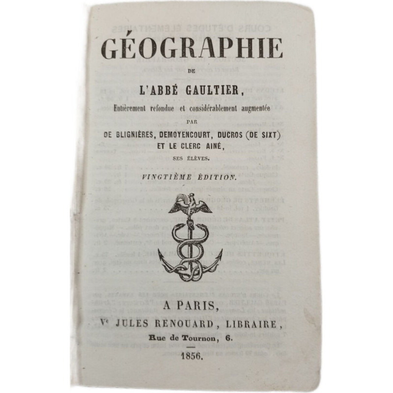 Géographie vingtième édition