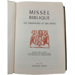 Missel biblique des dimanches et des fêtes