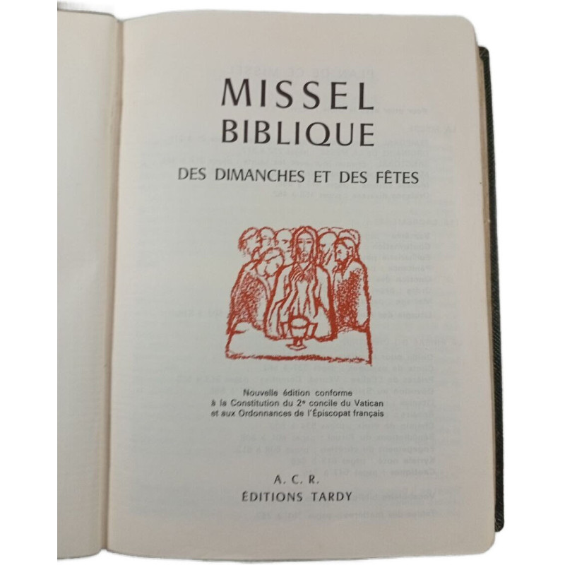 Missel biblique des dimanches et des fêtes