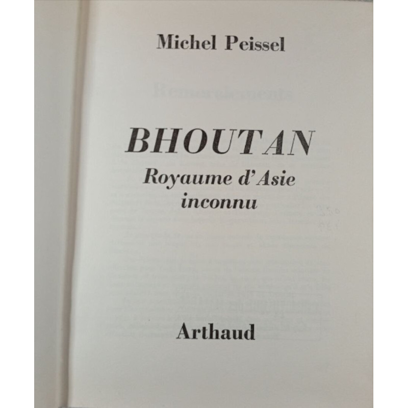 Bhoutan royaume d'Asie inconnu